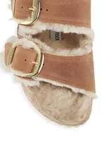 Arizona Buckled Shearling Sandals