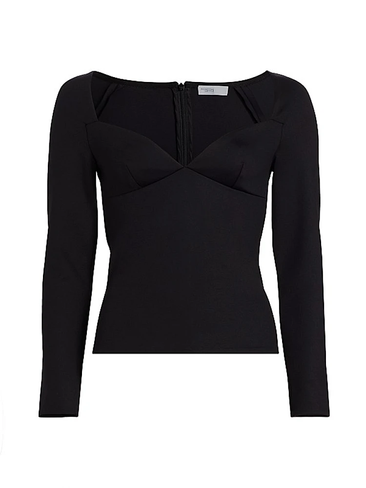 Sweetheart Long-Sleeve Top