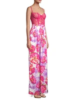 Tink Floral Bustier Jumpsuit