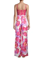 Tink Floral Bustier Jumpsuit