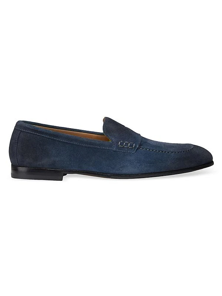 Dandy Mocassino Adler Suede Penny Loafers