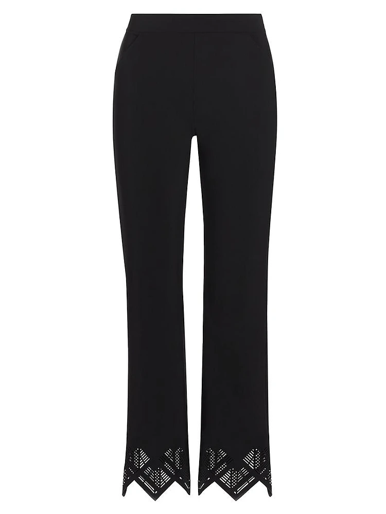 Venusette Stretch Flare Crop Pants