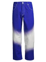 Ombré Printed Jeans