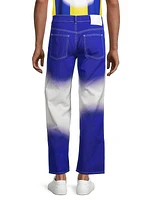 Ombré Printed Jeans