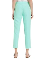 Alexi Twill Crop Cigarette Pants