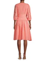 Debra Linen Wrap Dress