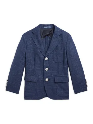 Little Boy's Twill Sport Jacket