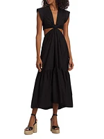 Alexandria Cut-Out Midi-Dress