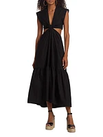 Alexandria Cut-Out Midi-Dress