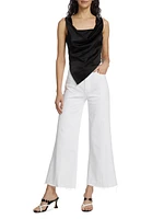 Jo Cropped Wide-Leg Jeans