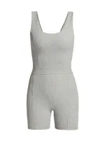 Johanna Rib-Knit Shortie Jumpsuit