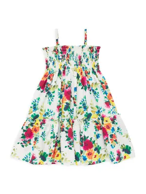 Little Girl's & Goldie Floral Print Dress