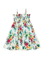 Little Girl's & Goldie Floral Print Dress