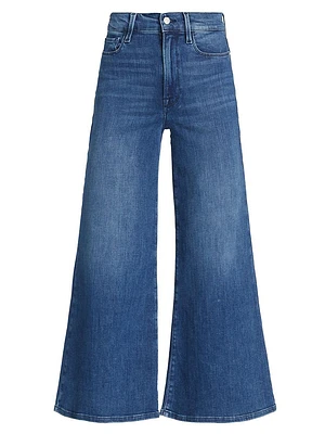 Le Palazzo High-Rise Cropped Wide-Leg Jeans