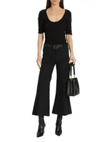 Le Crop Palazzo Trousers