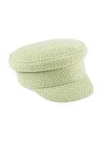 Riviera Bouclé Baker Boy Cap