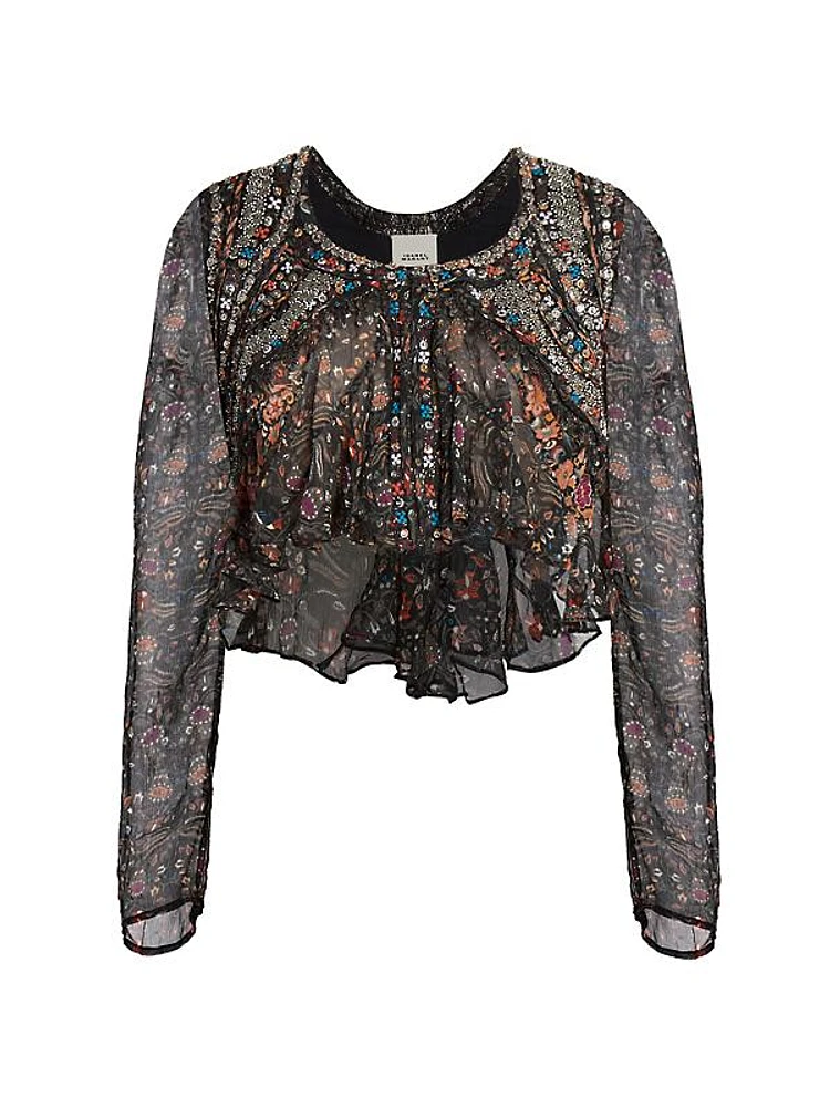 Olaya Printed Top