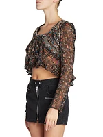 Olaya Printed Top