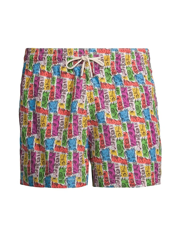 Italians Do It Better Graphic Swim Shorts