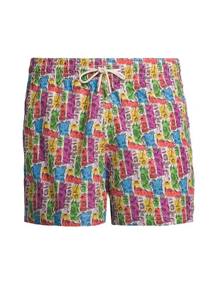 Italians Do It Better Graphic Swim Shorts