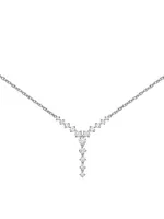 Aria 18K White Gold & 1.06 TCW Diamond Necklace
