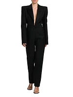 Wool Blazer Jumpsuit