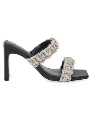 Walker 88MM Crystal Rope Mules