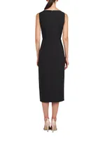 Brynn Stretch Crepe Sheath Dress