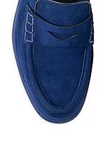 Suede Penny Loafers