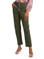 Arya Cargo Straight-Leg Pants