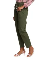 Arya Cargo Straight-Leg Pants