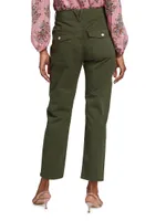 Arya Cargo Straight-Leg Pants