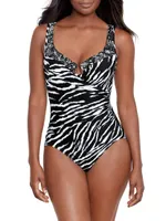 Tigre Sombre One-Piece Swimsuit