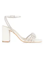 Jewell 90MM Embellished Block-Heel Sandals