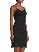 Cotton Lace Mini-Dress