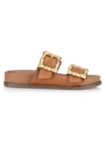 Enola Sporty Leather Sandals