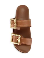 Enola Sporty Leather Sandals