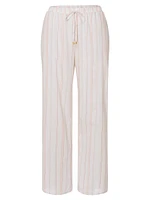 Sleep & Lounge Cotton Striped Pants