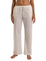 Sleep & Lounge Cotton Striped Pants