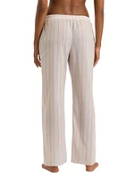 Sleep & Lounge Cotton Striped Pants