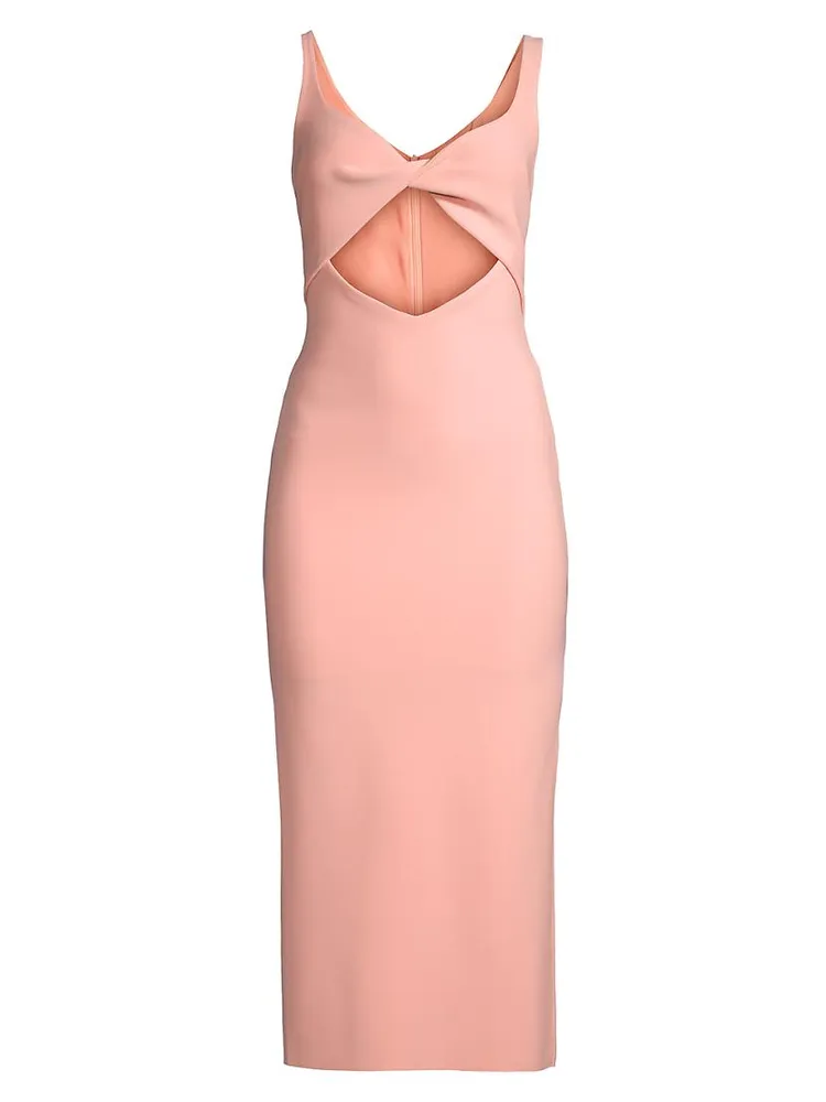 Joelle Twisted Cut-Out Midi-Dress