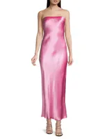 Moondance Satin Strapless Dress