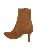 Lisa 70MM Suede Ankle Booties