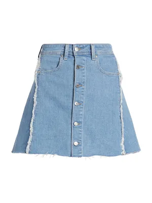 Sierra Stretch Denim Miniskirt