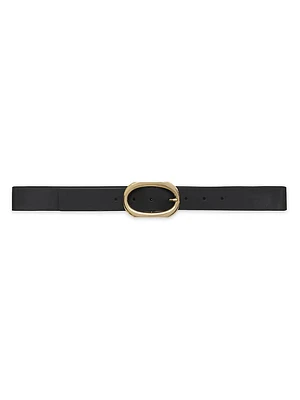 Signature Link Leather Belt