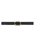 Signature Link Leather Belt