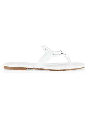 Hana Leather Thong Sandals