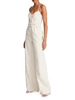 Jami Sleeveless Belted Jumpsuit