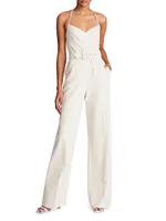 Jami Sleeveless Belted Jumpsuit