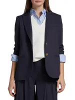 Boyfriend Wool-Blend Blazer